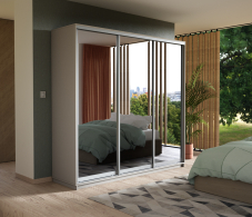 Шкафы-купе, Шкаф-купе Экспресс Экспенс трио 2200 x 2400 x 600