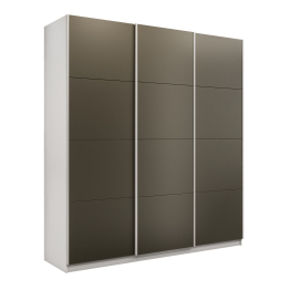 Шкаф-купе Прайм 3-х дверный Стекла хаки/Доводчики 180х57х230