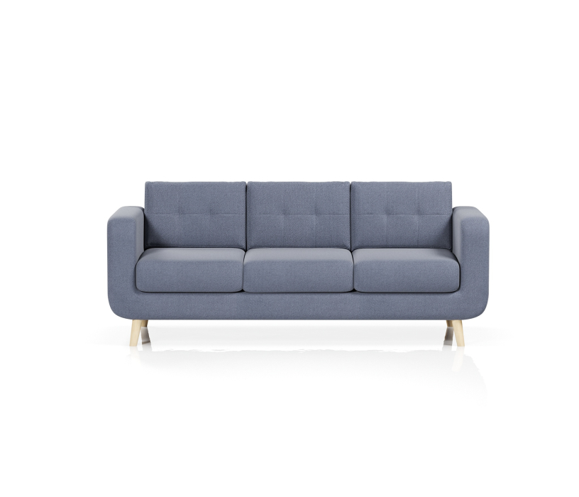 Дизайнерские диваны для гостиной, Диван прямой Франко нераскладной,велюр