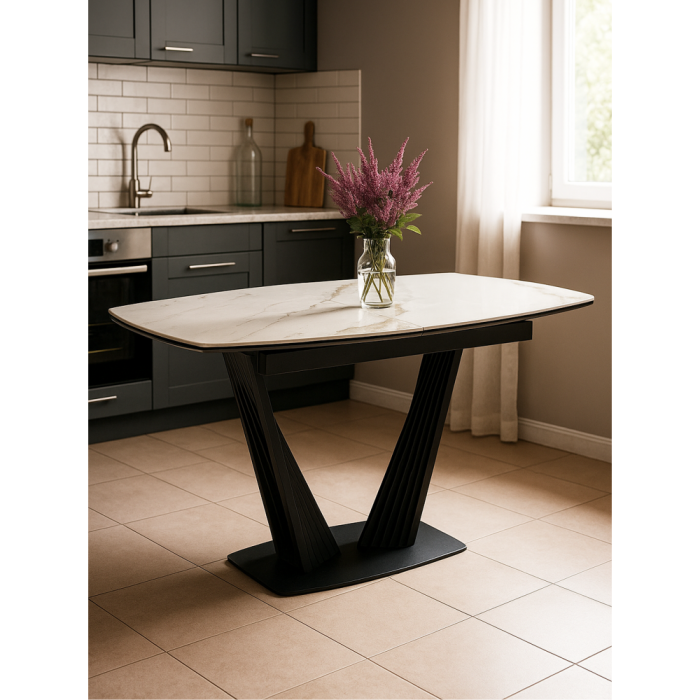 Обеденные столы, Керамический стол Вейл new 160(205)х89