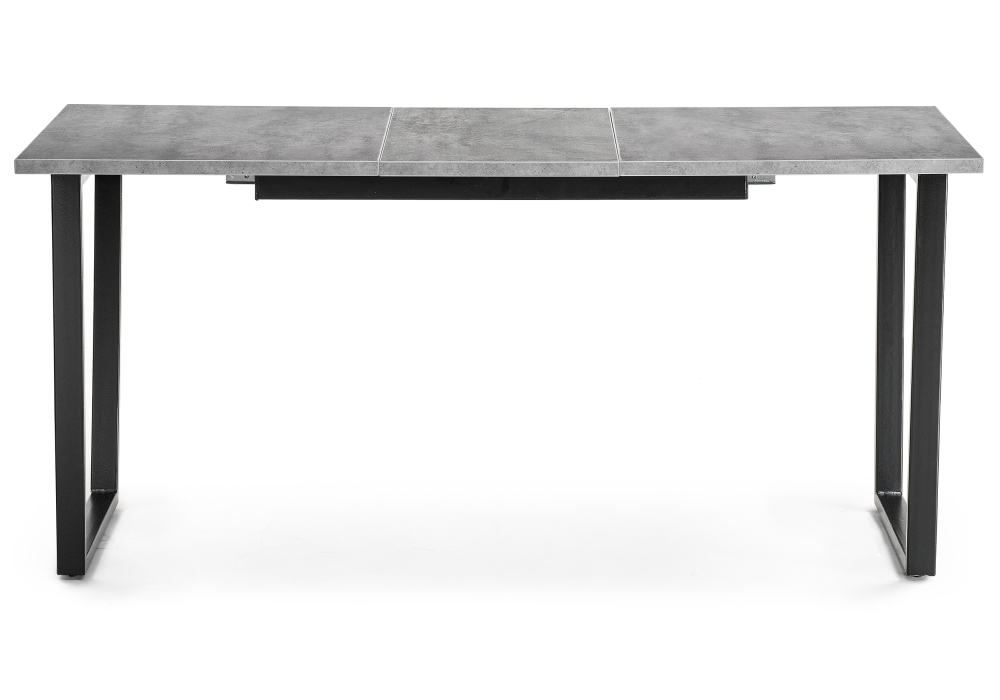 Обеденные столы, Стол деревянный раскладной Лота Лофт 120 25 мм (матовый черный)