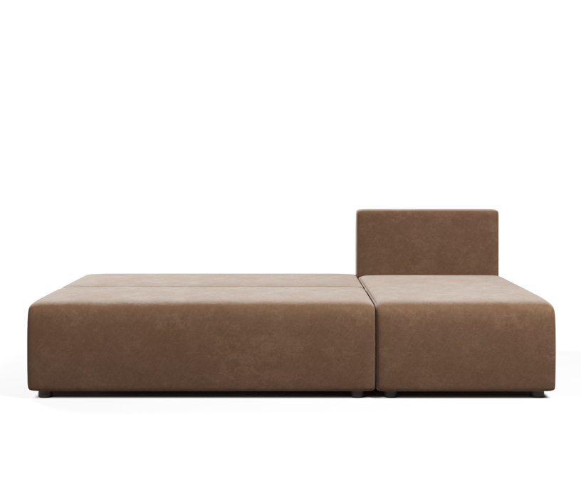 Диваны угловые, Угловой диван-кровать Каир (Комо, Крит), велюр