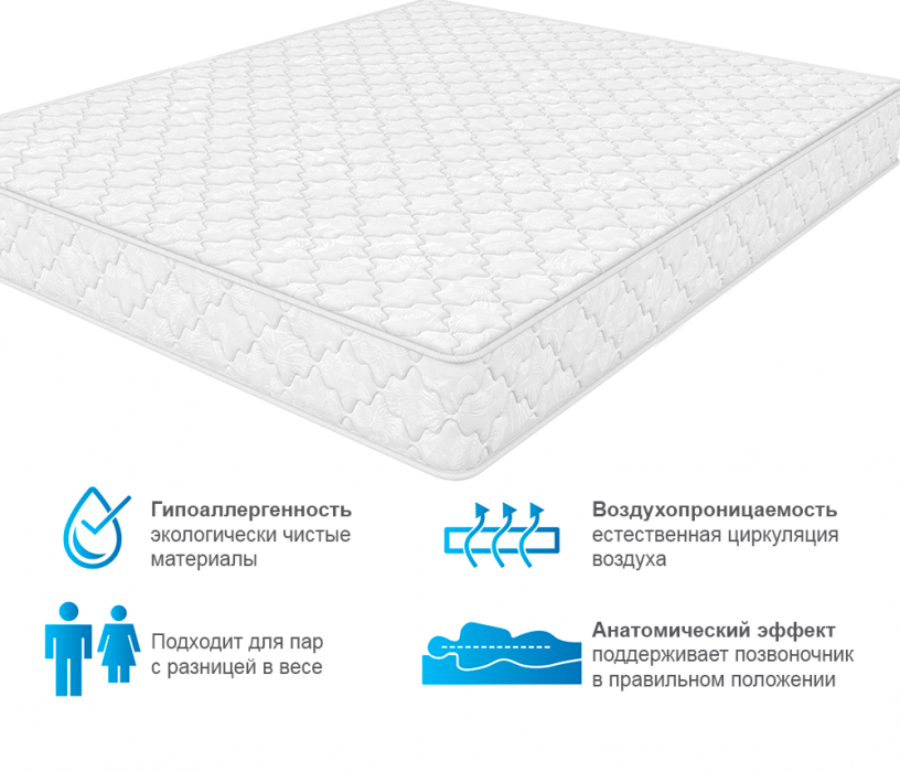 Другие размеры, Матрас ARMOS Оникс (Jacgard) 140х190 см