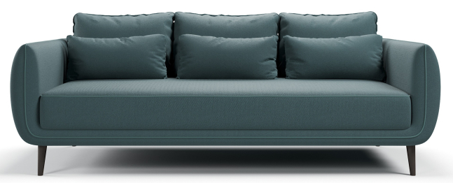 Диван прямой нераскладной Корсика,велюр