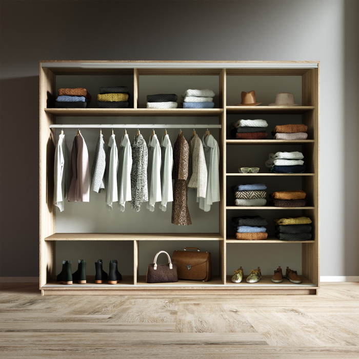 Шкафы-купе 3-х дверные, Шкаф-купе Экспресс 3-х дверный Фотопечать Шары Стекла 240х60х220