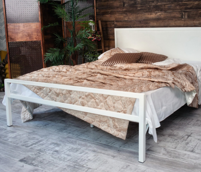 Кровати 160х200, Кровать в стиле лофт Лоренцо 1.6 (Белый)