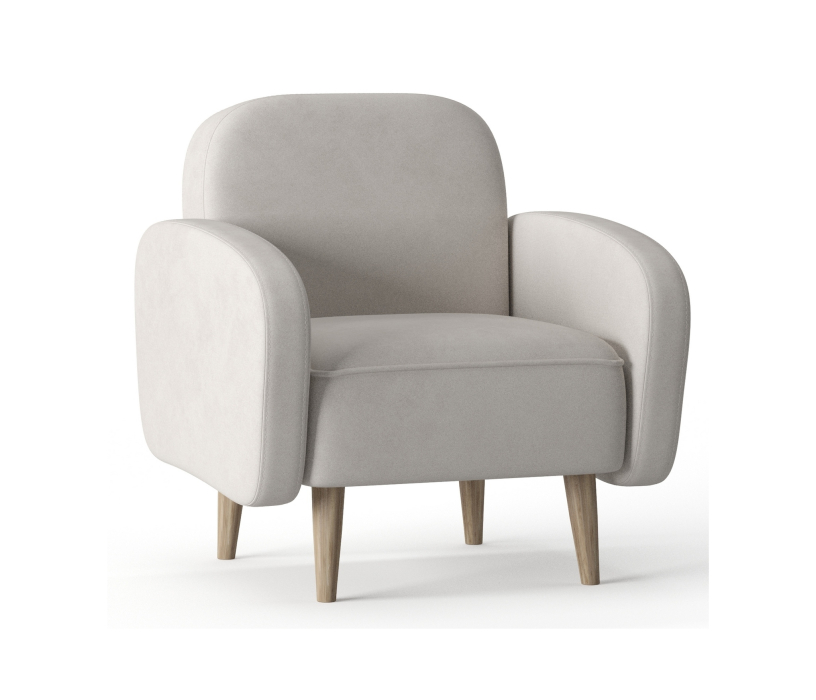 Кресло для отдыха, Кресло Бризби, Велюр