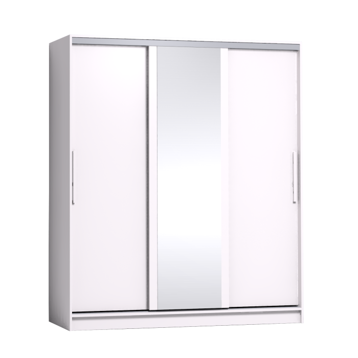 Шкафы-купе 3-х дверные, Шкаф-купе 3-дв  Strike 1800 зеркало/лдсп  (в2105*ш1800*г595)