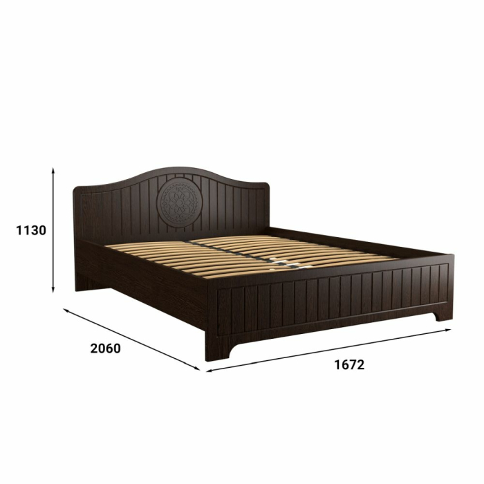 Кровати 160х200, Кровать «Монблан» МБ-603К (2000х1600)