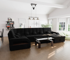 Диваны модульные угловые, Модульный диван Майами-4,микровелюр,антивандальная ткань,венеция