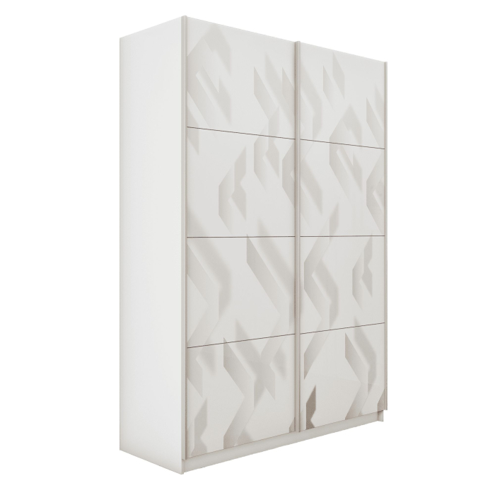 Шкафы-купе 2-х дверные, Шкаф-купе Прайм 2-х дверный Фотопечать Ленты Стекла/Доводчики 140х57х230