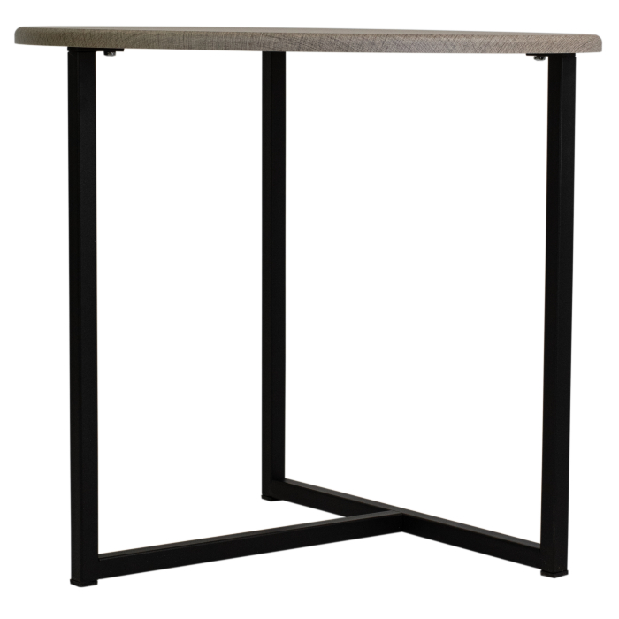 Журнальные столики, Стол журнальный БьютиСтайл 27 текстиль темный/черный