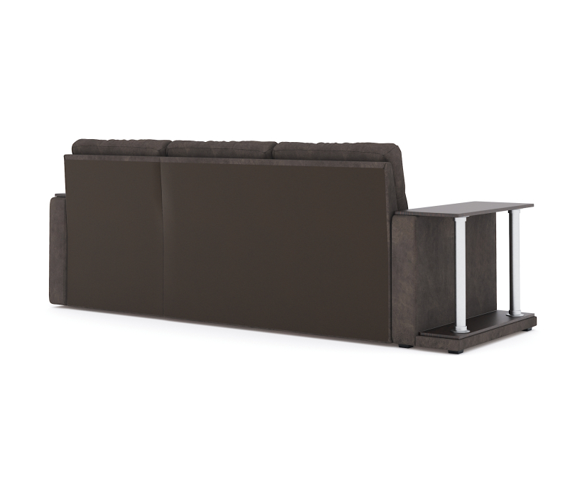 Диваны угловые, Угловой диван Атланта 140х200, Велюр Дакота, ППУ, Дельфин