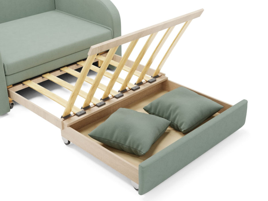 Детские диваны, Детский прямой диван Бали,выкатной,велюр