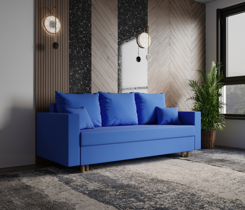 Диваны еврокнижки, Прямой диван Адам, НПБ,еврокнижка,велюр