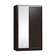 Шкафы-купе 2-х дверные, Шкаф-купе 2-дв  Strike 1200 зеркало/лдсп  (в2105*ш1232*г595)