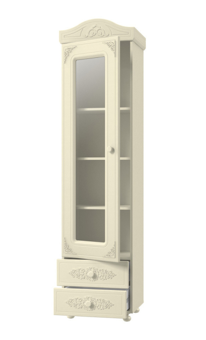 Шкафы пеналы, Шкаф-пенал со стеклом Ассоль АС-1