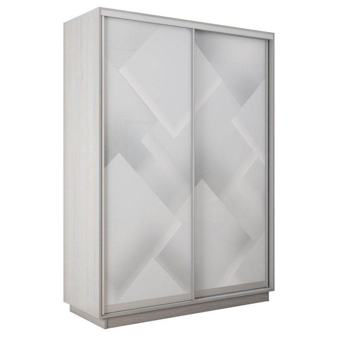 Шкафы-купе 2-х дверные, Шкаф-купе Экспресс 2-х дверный Фотопечать Квадрат Стекла 120х45х220