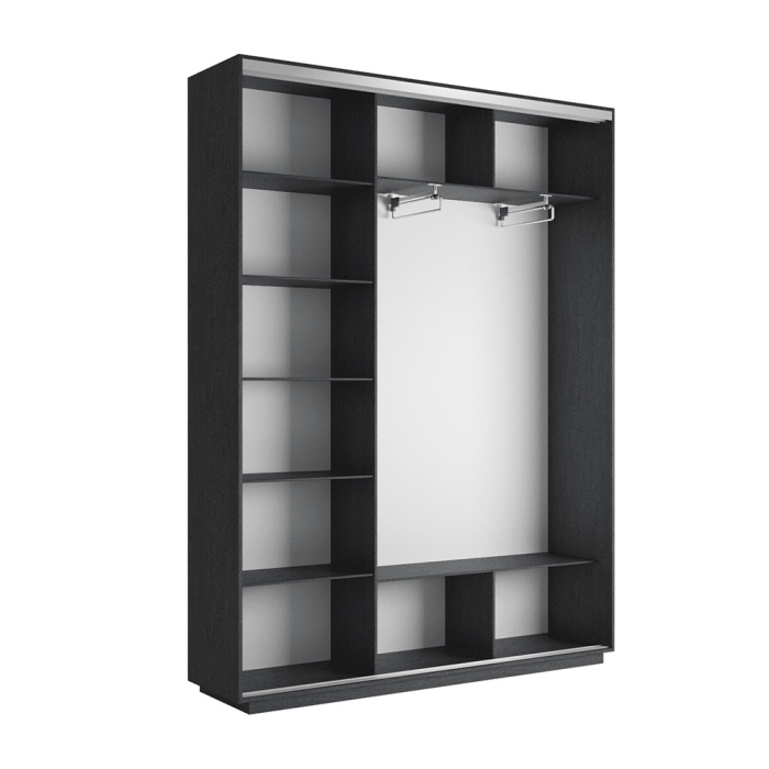 Шкафы-купе 3-х дверные, Шкаф-купе Экспресс 3-х дверный Фотопечать Шелк Стекла 210х45х220