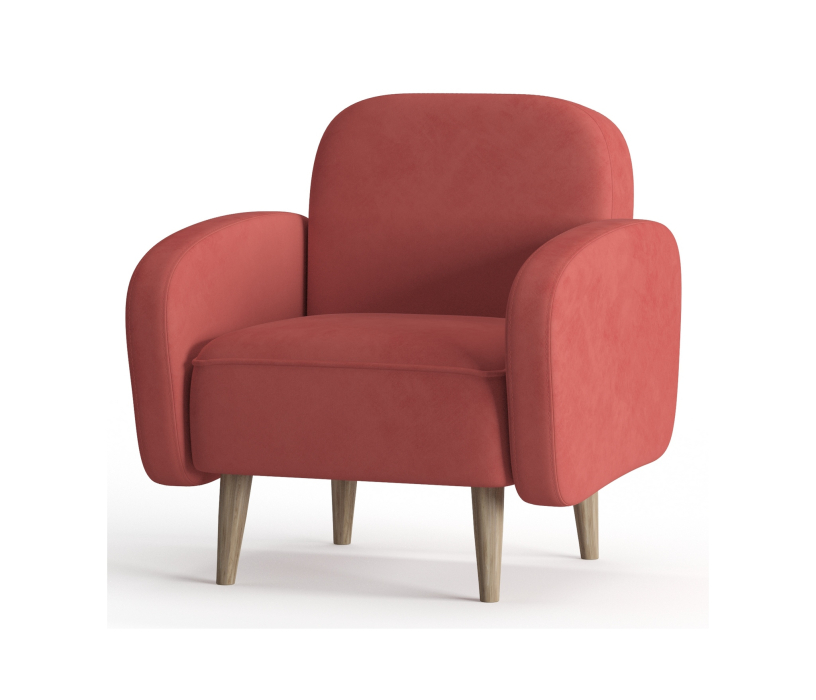 Кресло для отдыха, Кресло Бризби, Велюр