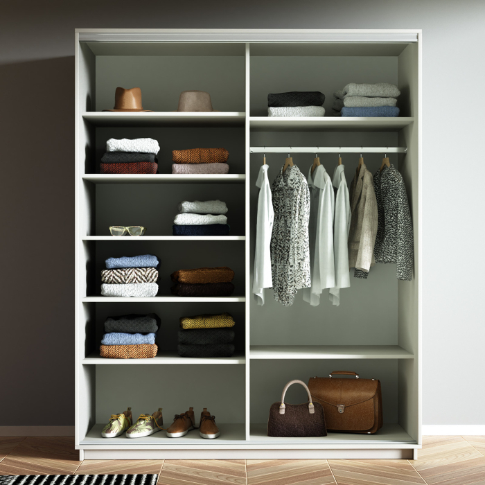 Шкафы-купе 2-х дверные, Шкаф-купе Экспресс 2-х дверный Фотопечать Квадрат Стекла 120х60х240