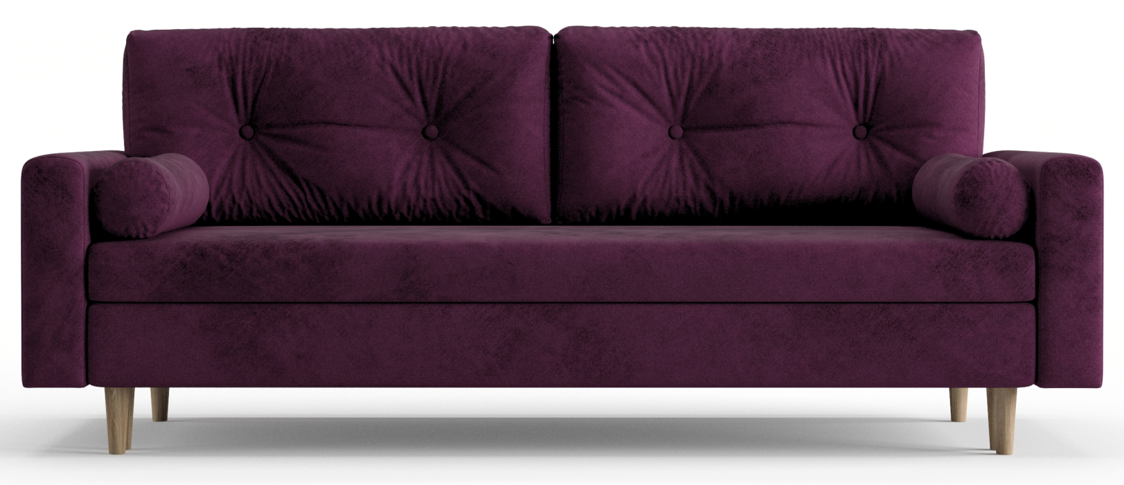 Диваны еврокнижки, Диван-кровать Таврида, пружинный блок, велюр