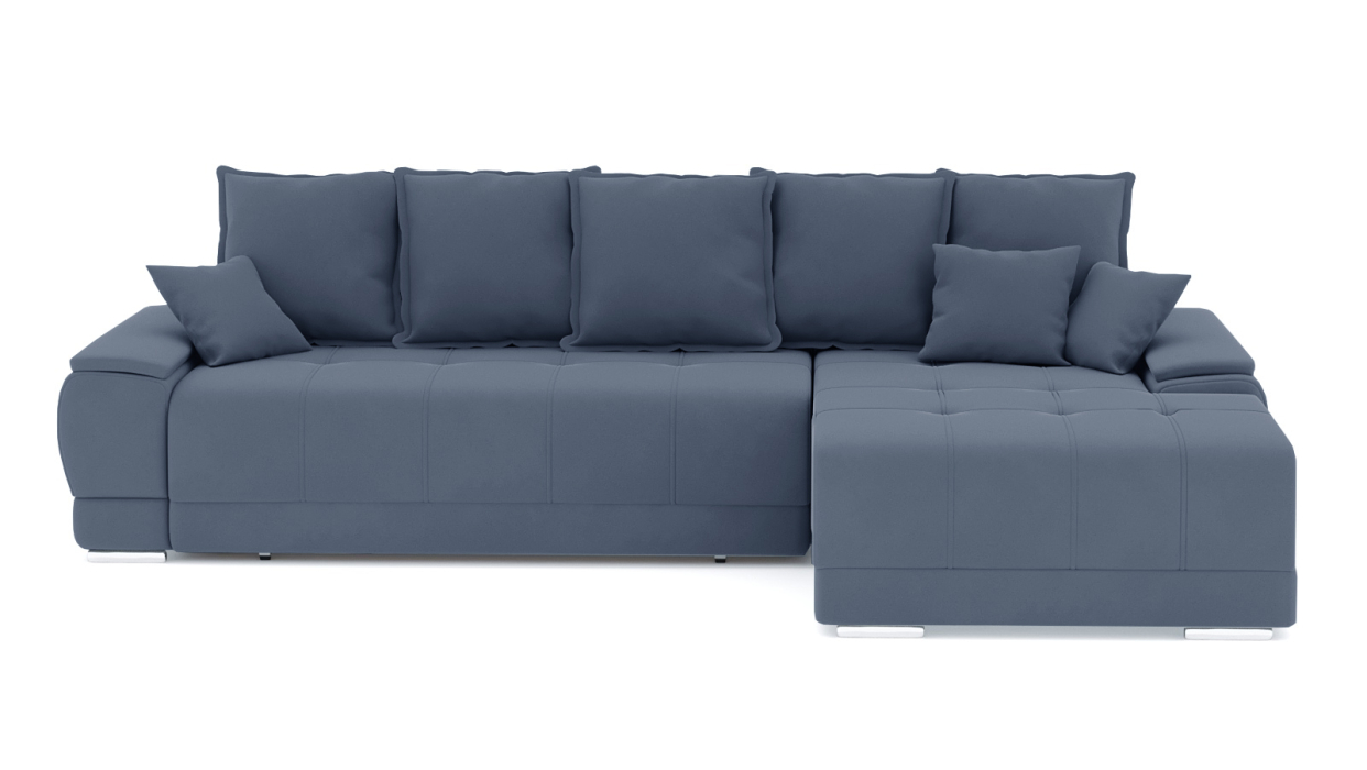 Диваны угловые в гостиную, Диван-кровать угловой Нордвикс ПБ, велюр