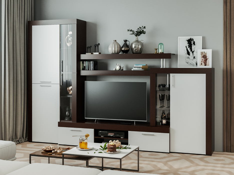 Стенки для гостиной, Гостиная Маркус GOJA1