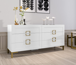 Комплект для гостиной с пеналами Ассоль, Белый