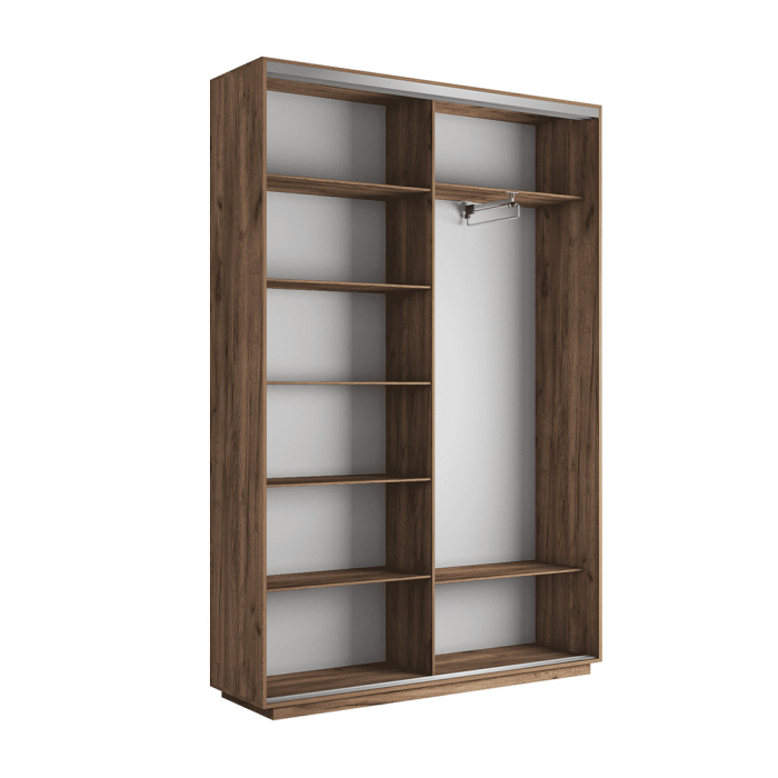 Шкафы-купе 2-х дверные, Шкаф-купе Экспресс 2-х дверный Фотопечать Ленты Стекла 120х45х220