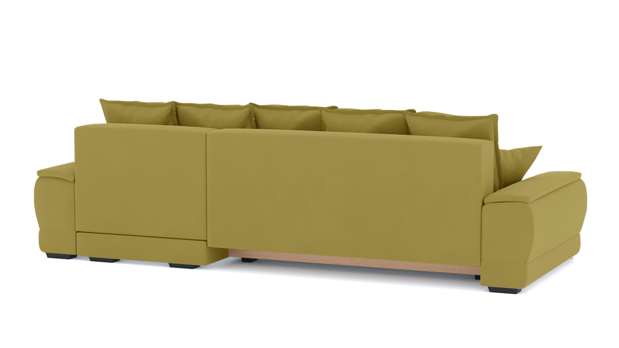 Диваны угловые в гостиную, Диван-кровать угловой Нордвикс ПБ, велюр