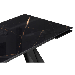 Стеклянный стол Хорсборо 140(200)х80х79