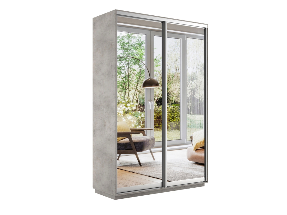 Шкафы-купе 2-х дверные, Шкаф-купе Экспресс Экспенс дуо 2200 x 1400 x 450