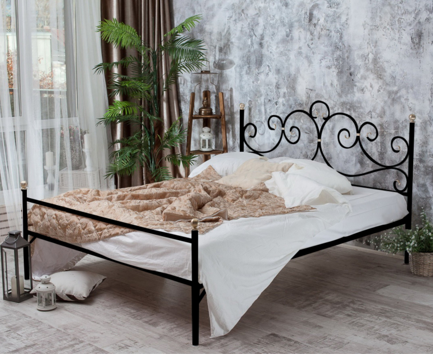 Кованые кровати, Кованая кровать Флоренция 1.4 с одной спинкой