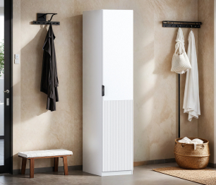 Шкаф однодверный Макс 500 мм, вариант №4 (ЛДСП/МДФ)