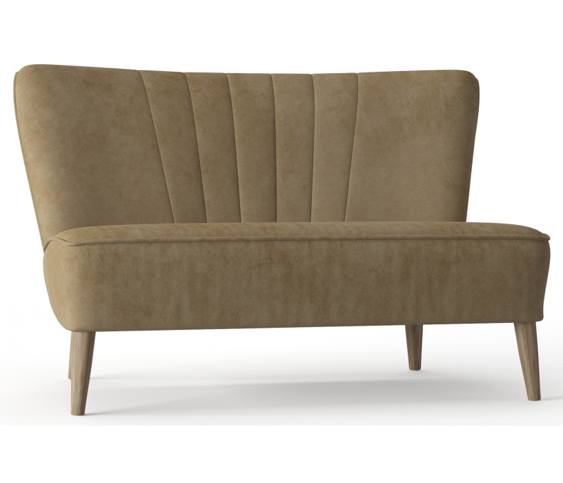 Дизайнерские диваны для гостиной, Диван прямой Зола, Велюр