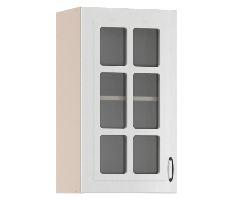 Регина, Регина шкаф навесной со стеклом 1 дв 40х72см