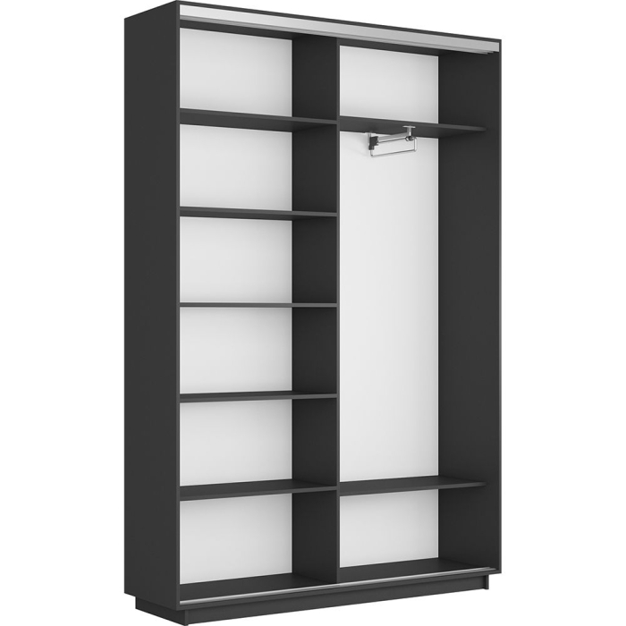 Шкафы-купе 2-х дверные, Шкаф-купе Экспресс 2-х дверный Фотопечать Шелк Стекла 120х45х240