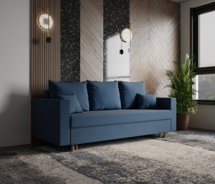 Прямой диван Адам,еврокнижка,велюр