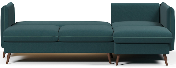 Диван угловой Пекин еврокнижка, велюр