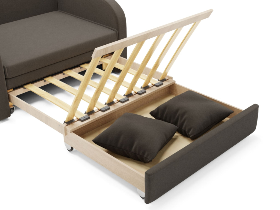 Детские диваны, Детский прямой диван Бали,выкатной,велюр