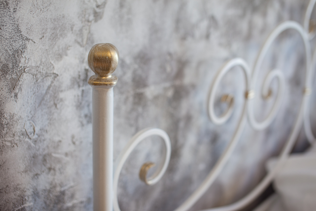 Кованые кровати, Кованая кровать Флоренция 1.8 с одной спинкой