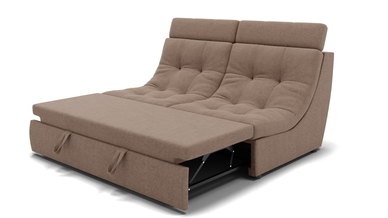 Диваны кровати со спальным местом, Прямой диван Монако-1 ППУ, велюр