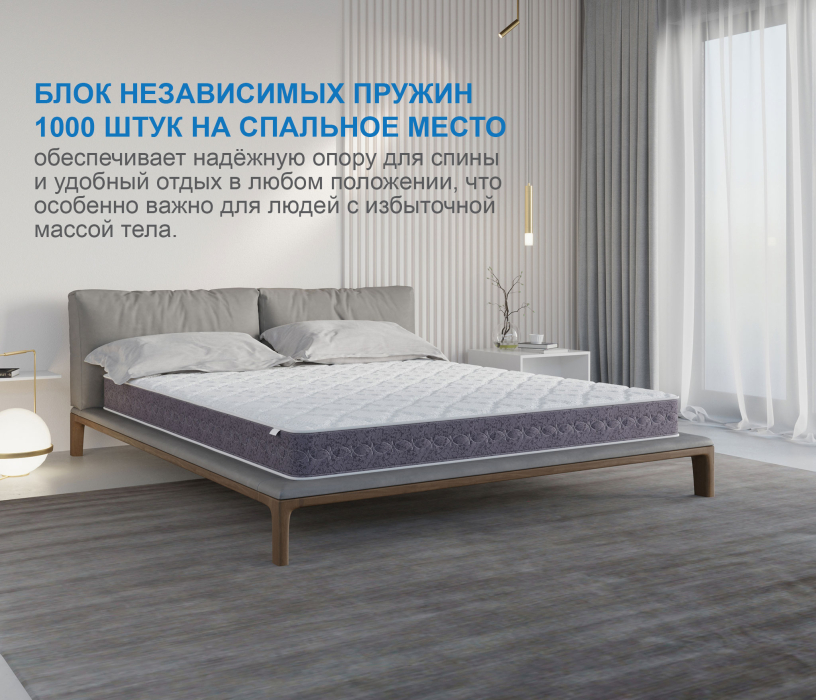 1800 x 2000, Матрас Сити-Толедо 1800х2000