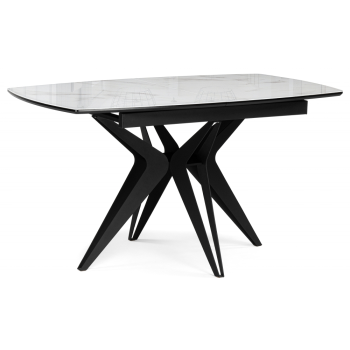 Обеденные столы, Секлянный стол Риполь 140(180)х80