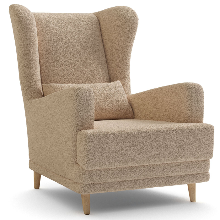 Кресло для отдыха, Кресло Барон для отдыха, Искусственный мех