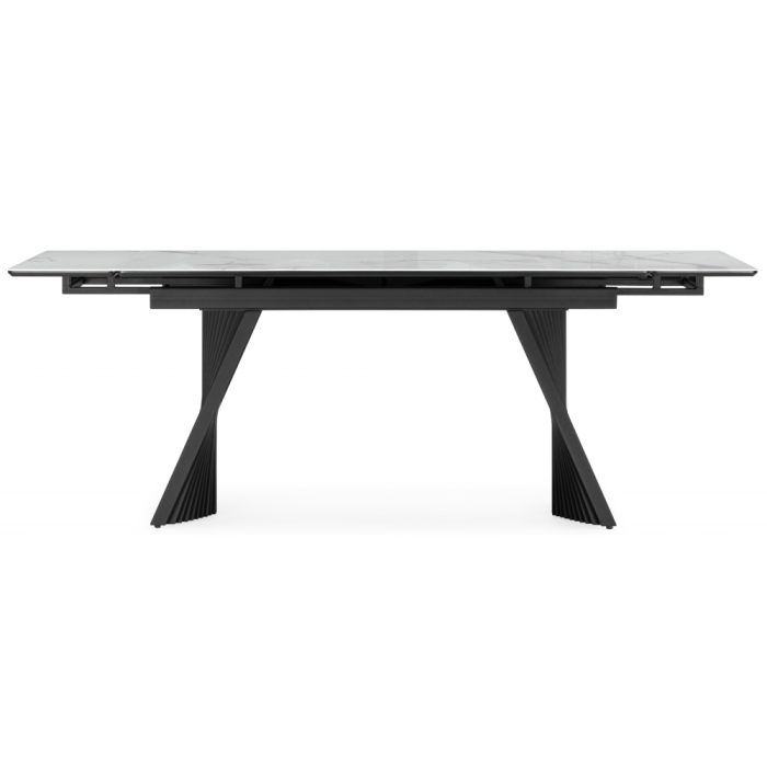 Обеденные столы, Стеклянный стол Вейв 140(200)х80