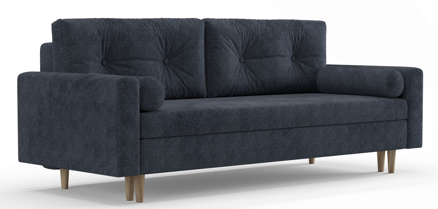 Диваны еврокнижки, Диван-кровать Таврида, пружинный блок, велюр