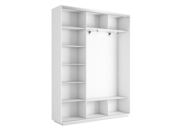 Шкаф-купе Экспресс Медиум (1 зеркало) трио 2200 x 1800 x 450