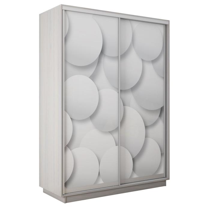 Шкафы-купе 2-х дверные, Шкаф-купе Экспресс 2-х дверный Фотопечать Шары Стекла 120х45х240